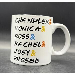 F.R.I.E.N.D.S Mug, Characters Names, Like New Condition